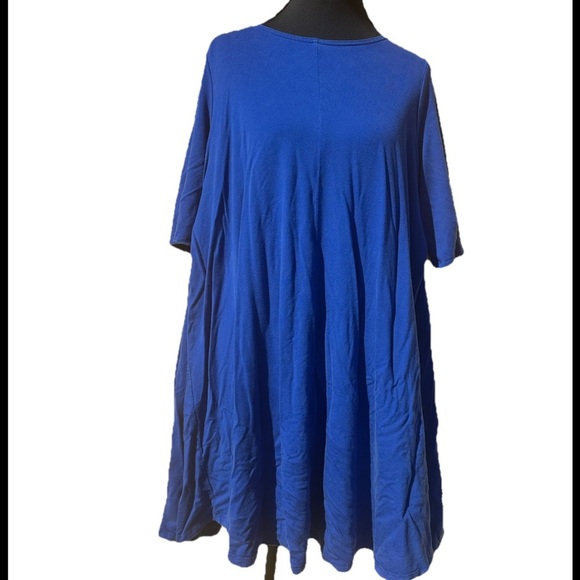 Eileen Fisher Dresses & Skirts - Eileen Fisher Fine Tencel Jersey Royal Jewel Neck Tunic Size Large RN 78121